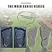 sweetyhomes 2 Pack Walk Maker Reusable Rock Stone Molds Concrete Path DIY Maker Footprint Shape ABS Plastic Yard Patio Lawn Garden DIY Walkway Pavement Paving Moulds