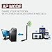YOTECE USB Wifi Adapter for desktop laptop AC 1200M Driver Free Dual Band 2.4/5 Ghz high gain 5dbi 3.0 Antenna Wireless Network Dongle Adapter for Windows Mac Linux