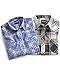 Wrangler Men's Short Sleeve Assorted Stripe Or Plaid Western Shirts Plaid X-Large