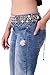 Gypsy Hippie Belly Dance Metal Dangling Coins Chains Belt Adjustable Silver