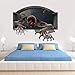 jinshiband Halloween Household Room Floor 3D Wall Sticker Mural Decor Decal Removable