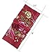 SuoSuo Jewelry Roll,Travel Jewelry Roll Bag,Wine Red Silk Embroidery Brocade Jewelry Organizer Case with Tie Close