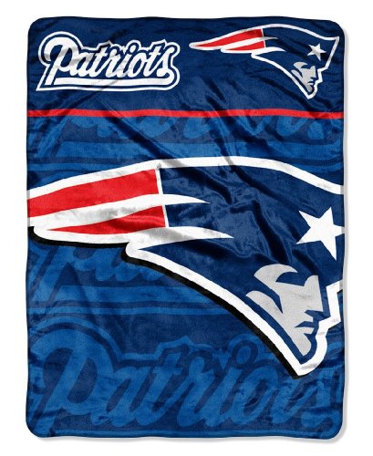 UPC 087918119345, NFL New England Patriots Micro Raschel Throw Blanket, 46 x 60-Inch