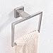 Hand Towel Ring, Aomasi SUS304 Stainless Steel Suqare Bath Towel Holder Modern Style, Brushed Nicked…