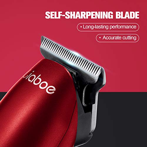 Hair Clippers Men Cordless, Electric Hair Clippers for Men, Liaboe Professional Hair Trimmer Set Rechargeable Led Display 3 Speed Adjustment Hair Clippers with 4 Guide Combs, 2 Trimmer Heads, Brush