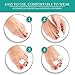 DR.Care Bunion Splints, Toe Separators [2 Pair] - Bunion Corrector - Big Toe Spacers - Elastic Foot Straightener - Bunion Relief - Orthopedic Brace Pads, Gel Toe Spacers For Hallux Valgus - Women, Men