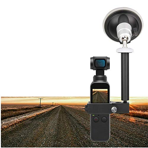 Hooshion Mount Bracket for Car Sucker for DJI Osmo Pocket,Gimbal Extension Module Holder Parts,Vehicle Window Suction Cup Mounting Adapter Converter