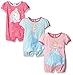 Disney Baby Cinderella 3 Pack Rompers, Pink, 6 Months