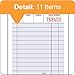Adams Guest Check Pad, Single Part, White, 3-11/32
