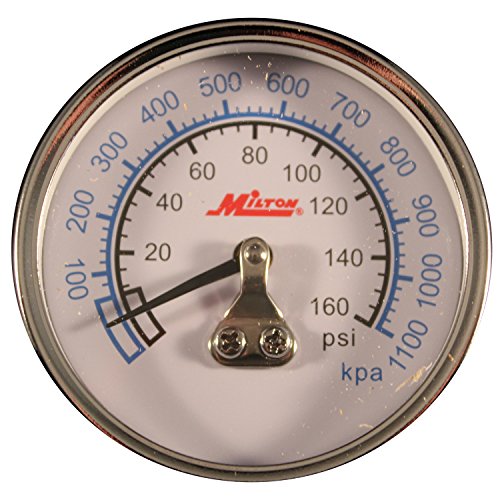 Milton 1191 1/4" NPT Mini High Pressure Gauge