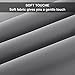 Fairyland Blackout Window Curtains Grommet Thermal Insulated Drapes 2 Panels 250g for Bedroom&Living Room(Light Grey, 52x63 in)