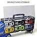 Daisiki Toy Car for Kids Matchbox Cars for 4 5 6 Year Old Boys Hot Wheel Track Gift Toys for boy Race Tracks for Boys Toy Vehicle Include 12 Alloy Cars and One Container Truck