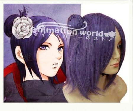 Amazon コスプレウィッグ Naruto ナルト 小南 コナン Konan コスチューム おもちゃ おもちゃ