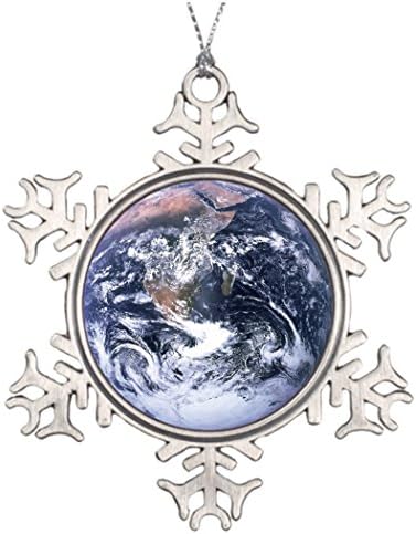 Butter Tisse Xmas Trees Decorated Earth Stained Glass Snowflake Ornaments