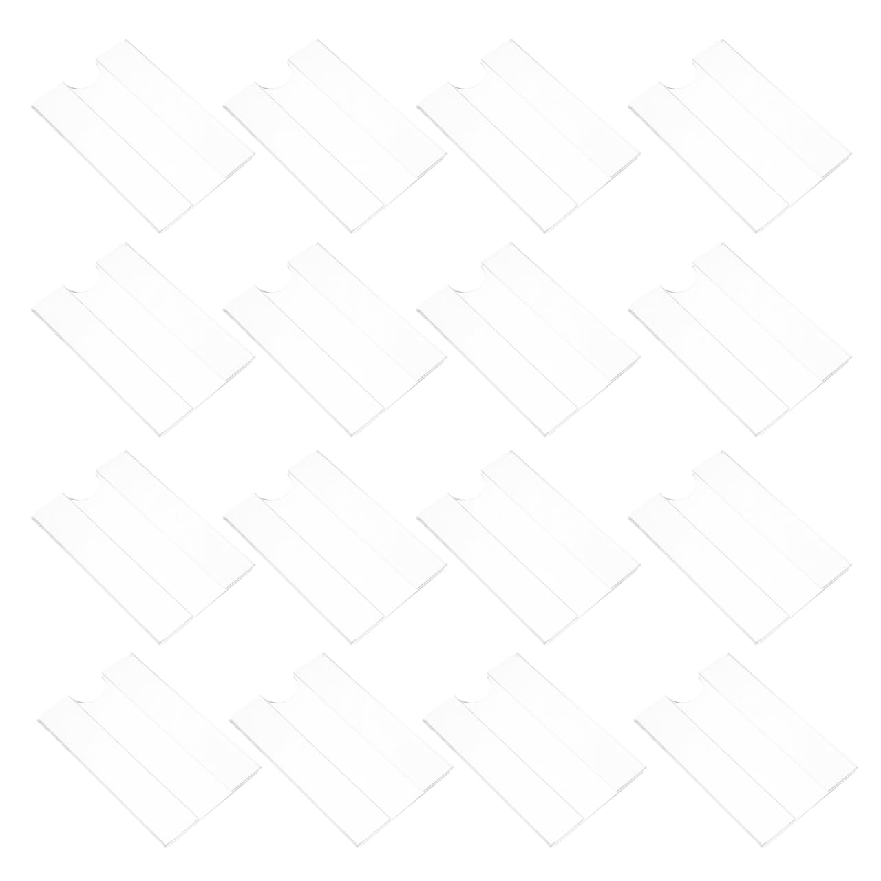 30pcs Supermarket Label Holders Display Holders Plastic Tag Holders L-Shape Sign Holders for Wire Shelf Retail Label Merchandise Sign Display Holder