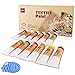 Hapree Permanent Fabric Paint with Palette Bonus, 12 Vibrant Colors Textile Paints Dye for T-Shirt Clothing Canvas Wood Ceramic Glass, 12 x 12ml (0.4 fl.oz)