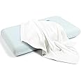 ibigbean Satin Smooth Pillowcase for 2-Hole Ear Pillow - 26''L x 15''W - White