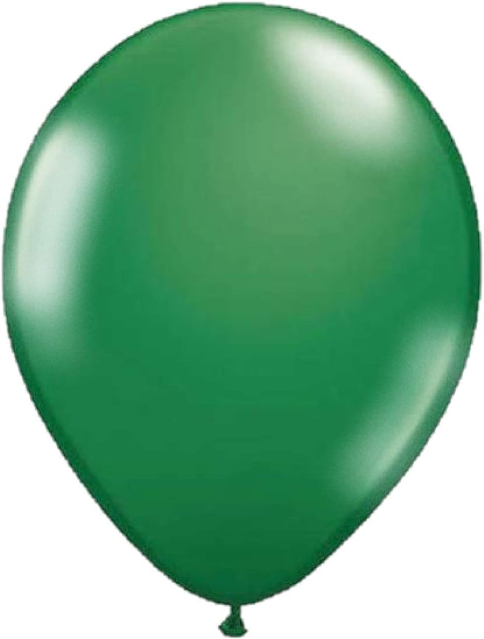 Folat 19134 Green Dark Balloons Metallic 30 cm-50 Pieces, 50er Pack