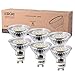 LEDGLE GU10 LED Bulbs, Equal to 60W Halogen Bulbs, 3.6W 380 Lumen 120°Beam Angle, MR16 20 LED Chips Lamp Beads, 6000K Daylight White Bulb, LED Light Bulbs, 6 Pack