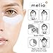 MELIA Under Eye Patches Eye Mask for Puffy Eyes, Dark Circles and Under Eye Bags Treatment With Hyaluronic Acid and Snail Slime Extract