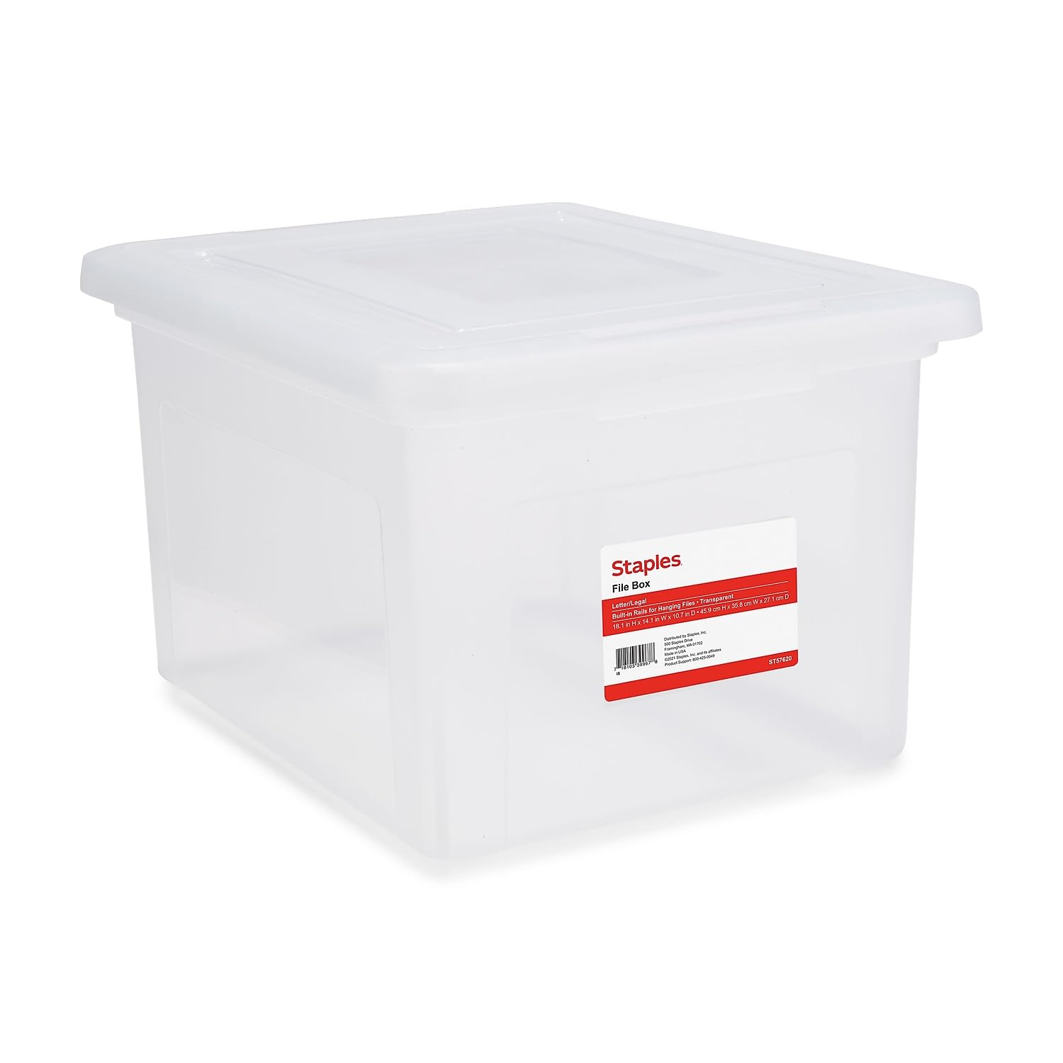 STAPLES Hanging File Folder Box, Storage Bin