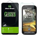 [2-Pack] Kyocera DuraForce PRO Screen Protector, Dmax Armor [Tempered Glass] 0.3mm 9H Hardness, Anti-Scratch, Anti-Fingerprint, Bubble Free, Ultra-clear