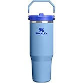 STANLEY IceFlow 2.0 Flip Straw Tumbler with Handle 30 oz | Twist On Lid and Flip Up Straw | Leakproof Water Bottle | Insulated Stainless Steel | BPA-Free | Blue Sky