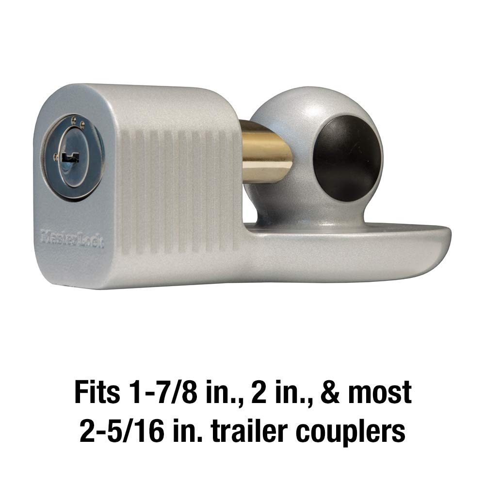 Master Lock 377KA Trailer Hitch Lock, Fits 1-7/8 in., 2 in., and Most 2-5/16 in. Trailer Couplers: Industrial & Scientific