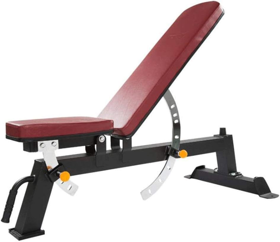 NILINLEI Adjustable/Foldable Utility Bench for Home Gym, Weightlifting Strength Training Extend-Size Multifuction Workout Bench Incline/Decline Multi-Purpose Incline
