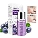 Blueberry Face Skin Care Hyaluronic Acid Serum Essence Oil for Moisturizing Reduces Fine Lines Firming Skin (Blue)