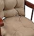 Klear Vu The Gripper Non-Slip Rocking Chair Cushion Set Honeycomb, Tan