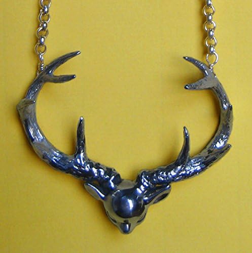 Antlered Deer Necklace