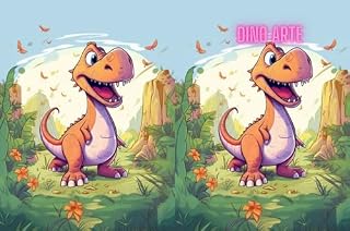 Livro "DinoArte: Um Livro de Colorir Jurássico"