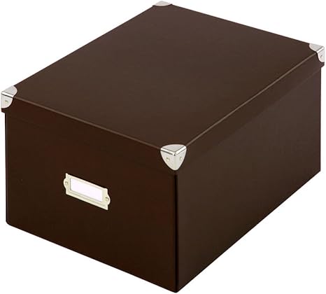 Amazon ぼん家具 ふた付き収納ボックス カラーボックスの整理にも 折りたたみストレージボックス Xl ショコラブラウン 収納ケース ボックス オンライン通販