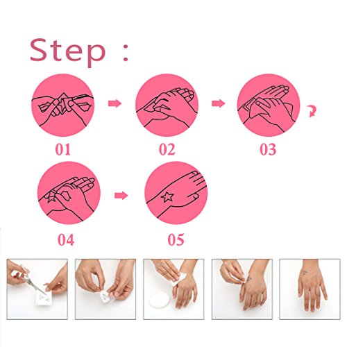 60 Sheets Temporary Tattoo Stickers Various Designs Removable Waterproof Temporary Tattoos Body Art Sticker Sheet Paper ( Wings, Letters, Stars, Queen, Cats, Totem, Cardiogram hot Etc. )