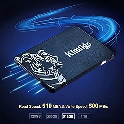 kimtigo 2.5" Internal SSD 512GB, 3D NAND Solid