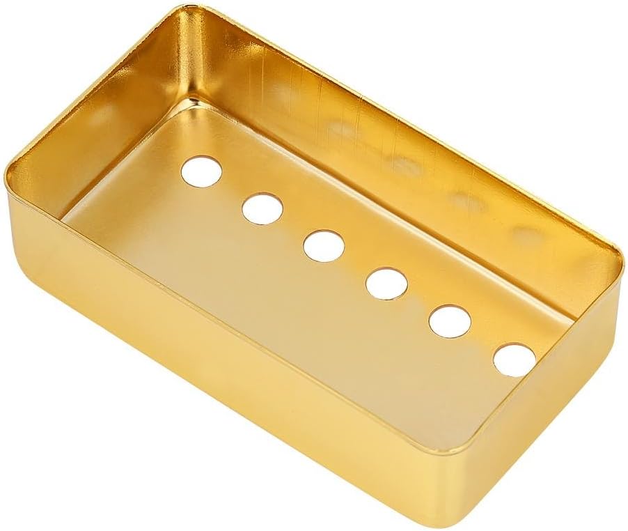 2 Pack Metal Guitar Pickup Cover, Guitar Pickup Frame Mounting Ring for Neck & Bridge of Electric Guitars(Gold) - Image 4
