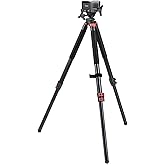 Trakiom Clamping Tripod Rest with Sturdy Aluminum Frame, Lightweight, Provides Stability, Adjustable Legs, and Hands-Free Operation for Outdoors