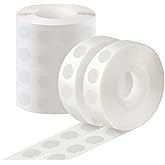 Phinus 3000 Pieces Glue Points, Balloon Tape, Sticky Dots, Double Sided Glue Points, Balloon Sticky Dots for Craft, Wedding D