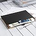 MoKo Case for iPad 2017 9.7 Inch - Slim Folding Stand Folio Cover Case for Apple New iPad 9.7 Inch (2017 Release, 5th Gen) with Document Card Slots, Multiple Viewing angles, BLACK & BROWN