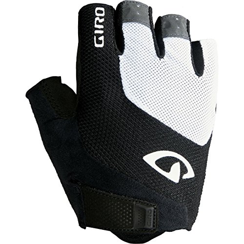 Giro Bravo Gel Cycling Gloves - Men's White/Black Large - Thumbnail 2