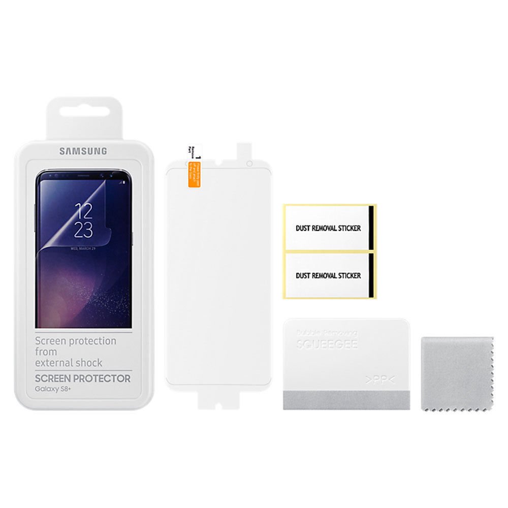 Samsung Screen Protector with Anti-Scratch Hard Coating for Samsung Galaxy S8 Plus - Clear