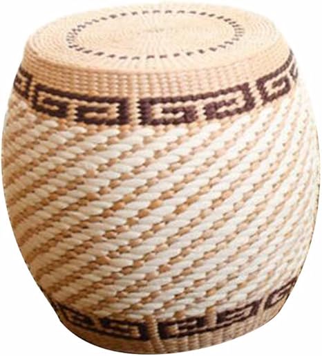 Hmhydp Lyx Banc De Paille Siege Tabouret Cadre En Bois Massif Tabouret Assis Tabouret Tabouret Bas Style Chinois Simple Bar De Style Rural Tabouret Rond Tabouret Cylindrique Tabouret Exterieur Amazon Fr Cuisine