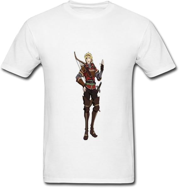 Amazon メンズ 半袖 プリント使い ラウンドネック 可愛いoverlord オーバーロード ルクルット ボルブ画像 Men S T Shirt Xxxl ホワイト Tシャツ カットソー 通販