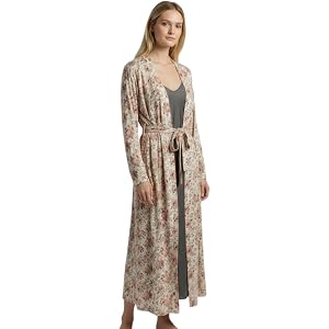StandAwt Viscose from Bamboo Women's Robe Long with Pockets
