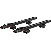 Yakima SupDawg Roof Mount SUP, Surfboard &amp; Kayak Rack for 2 Boards, 36 in. | Fully Assembled with Tool-Free Installation, Integrated Rollers &amp; SKS Locks for Easier Loading, Fast Setup and Added Security