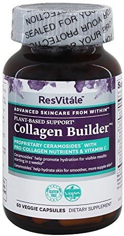 ResVitale - Collagen Builder Plant-Based Support - 60 Vegetarian Capsules by ResVitale