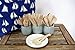 Rustic 210 Pack Disposable Wooden Cutlery Set 6.5