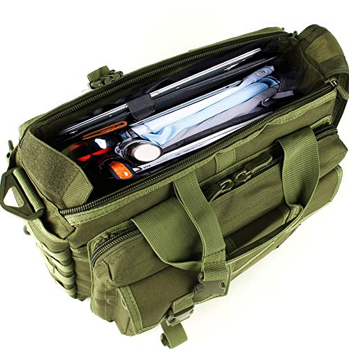 GES Tactical Briefcase, 15.6" Men's Messenger Bag Military Briefcase