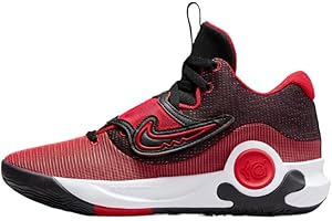 NIKE KD Trey 5 X Basketball Shoes (DD9538-006, Black/University RED-Bright Crimson)